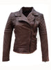 New York Leather Woman Moto Jacket