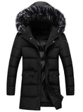 Winter Casual Hood Slim Cotton Outwear Jacket Men's Coat