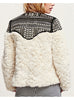 Fleece RiCoat Faux Fur Patchwork Long Sleeve Thick Cardigan Winter Women Coat