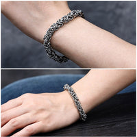 High Quality Latest Design Custom Length Men's 316l Stainless Steel Bracelet Bangle
