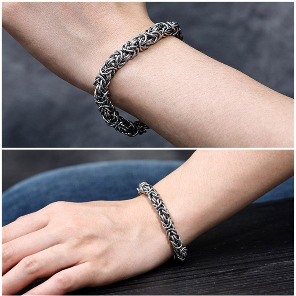 High Quality Latest Design Custom Length Men's 316l Stainless Steel Bracelet Bangle