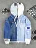 JK88A Cowboy Jacket Jean Men,Men Jean Jacket, Denim Hooded Jacket Men