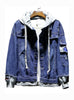 JK88A Cowboy Jacket Jean Men,Men Jean Jacket, Denim Hooded Jacket Men