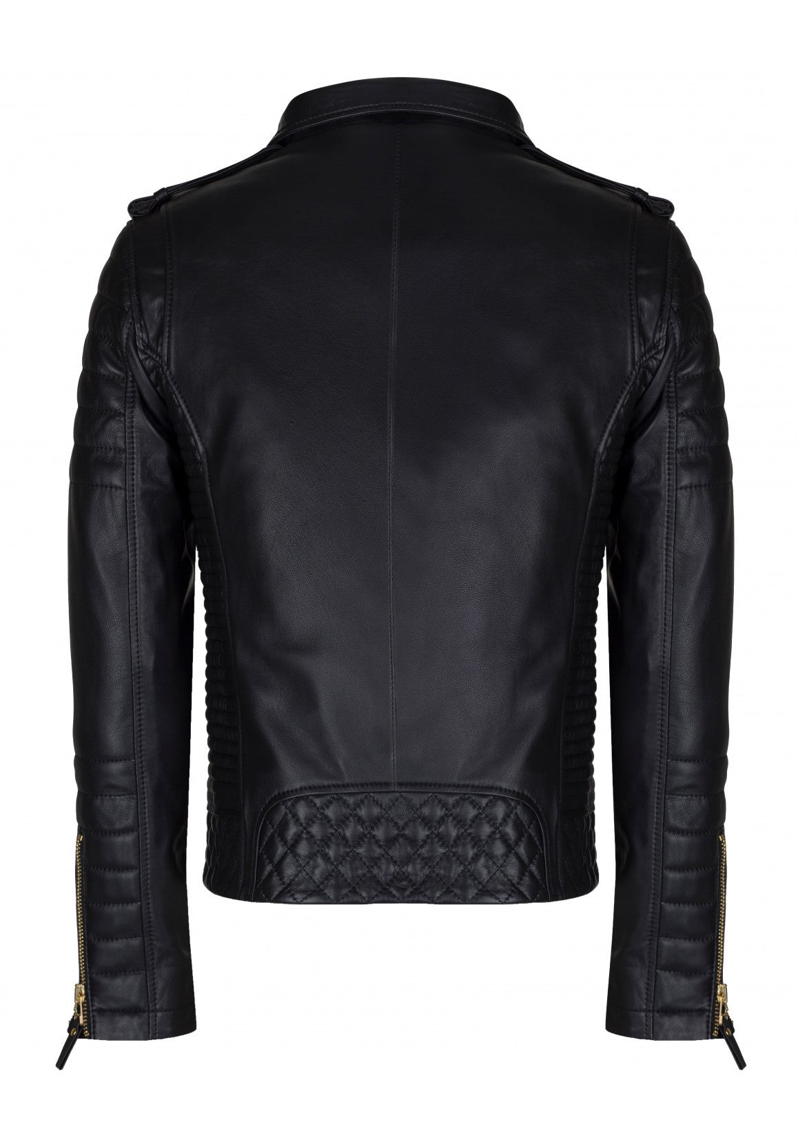 Crabrocks Men Designer Padded Motorcycle Leather Jacket , Men Jacket - CrabRocks, LeatherfashionOnline
 - 3