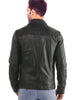 Men Classic Washed Motorcycle Biker Leather Jacket , Men Jacket - CrabRocks, LeatherfashionOnline
 - 2