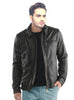 Men Classic Washed Motorcycle Biker Leather Jacket , Men Jacket - CrabRocks, LeatherfashionOnline
 - 3