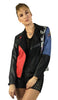 Metro Lamb Leather Woman Punk Jacket