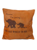 Venice Leather cushion cover 