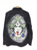 Limited Edition Hand Painted Maa Durga  face  Denim Jacket