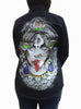 Limited Edition Hand Painted Maa Durga  face  Denim Jacket