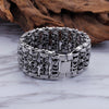 Vannamoda Multi Skull Stainless Steel Mens Bracelet