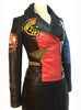 Metro Lamb Leather Woman Punk Jacket