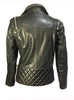 Vannamoda DUAL WEAR SAINTS WOMAN LEATHER MOTO WASHED BIKER JACKET